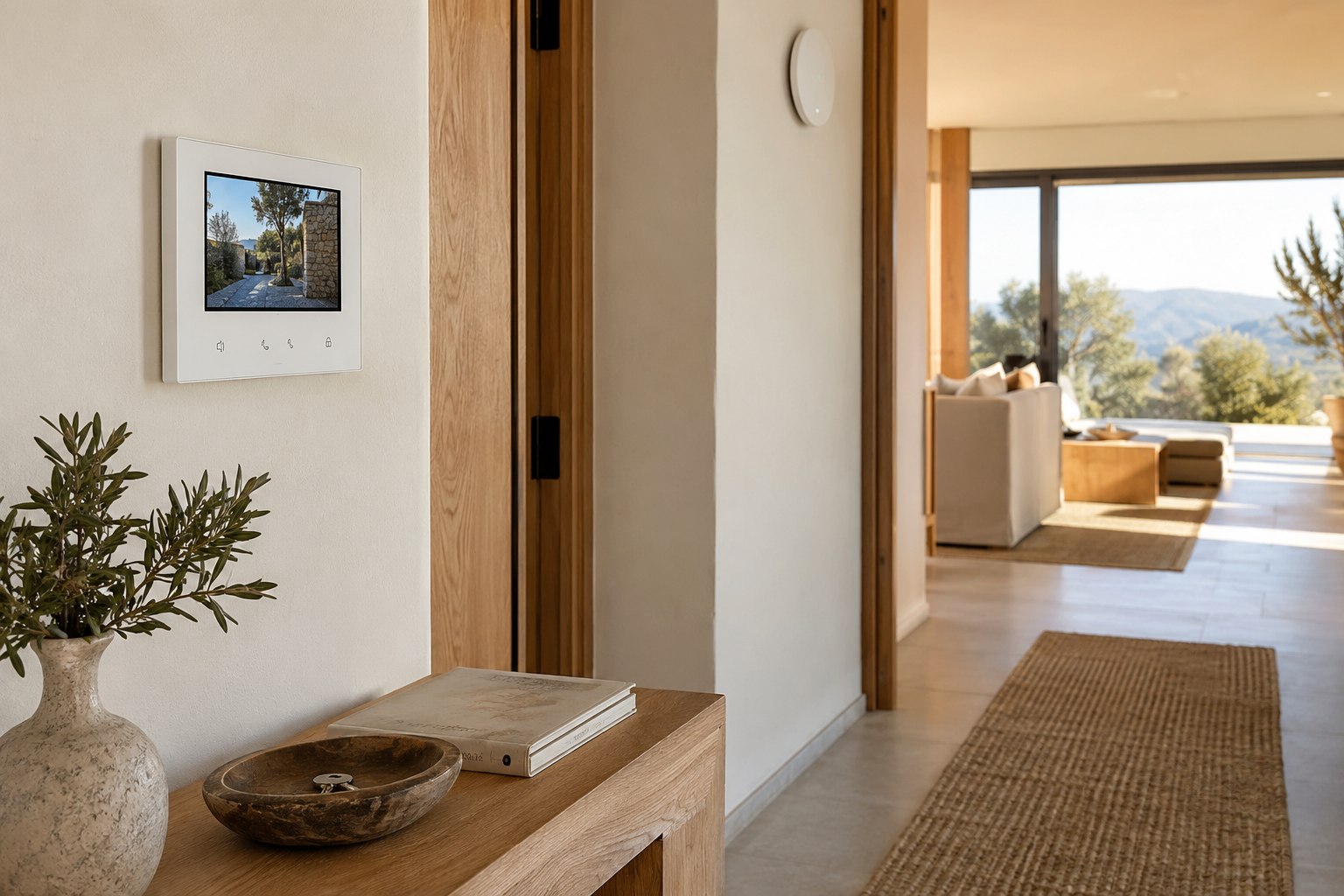 Videoportero y conectividad integrados en una vivienda